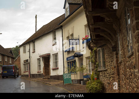 Dunster village,Somerst.UK Foto Stock