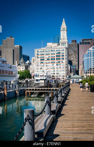 Il Porto di Boston Massachusetts - Stati Uniti Foto Stock