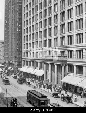 Marshall del campo (Marshall Field & Co.) store, Chicago, Illinois, circa 1910 Foto Stock