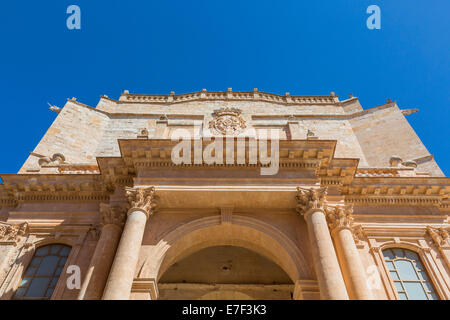 La facciata della Cattedrale di Menorca, Ciutadella, Menorca, isole Baleari, Spagna Foto Stock