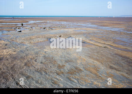 Westward Ho Beach North Devon Foto Stock