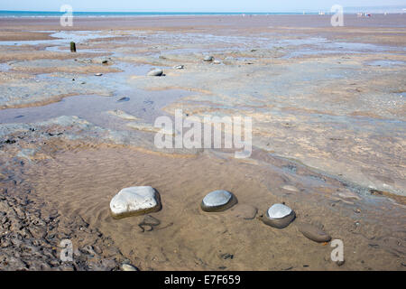 Westward Ho Beach North Devon Foto Stock