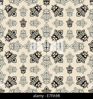 Vintage modello senza giunture. Foto Stock