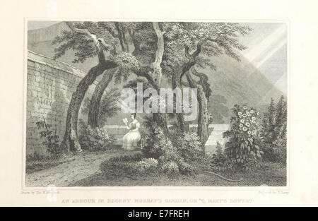 MA(1829) p.169 - un pergolato in Regent Murray's Garden, o Queen Mary's Bower - Thomas Hosmer Pastore Foto Stock