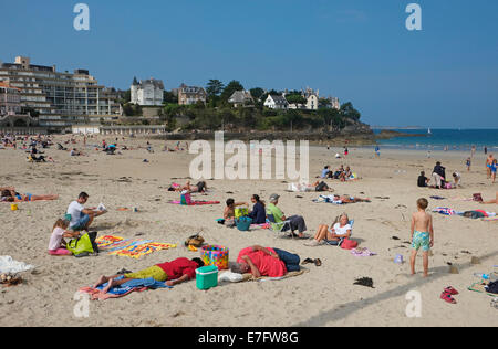 Dinard, Brittany, Francia Foto Stock