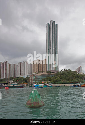 Il porto di Aberdeen, Isola di Hong Kong, Hong Kong Foto Stock