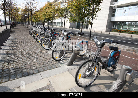 Biciclette Dublino schema bici Foto Stock