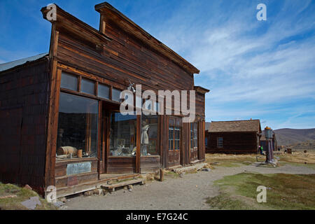 Boone negozio e magazzino, Main Street, Bodie Ghost Town ( elevazione 8379 ft / M 2554 ), Sierra orientale, CALIFORNIA, STATI UNITI D'AMERICA Foto Stock