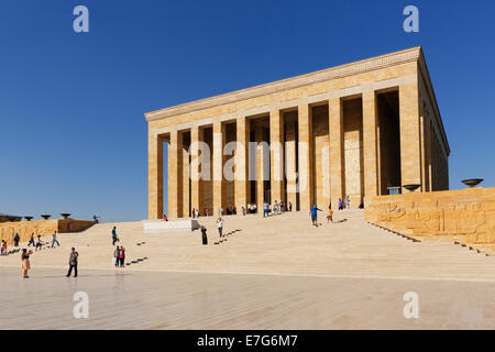 Mausoleo di Atatürk, Anıtkabir, Ankara, Anatolia centrale regione, Anatolia, Turchia Foto Stock