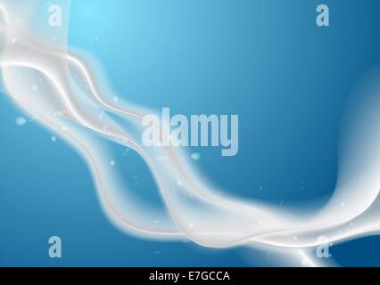 Abstract shiny pearl onde di colore. Sfondo vettoriale Foto Stock