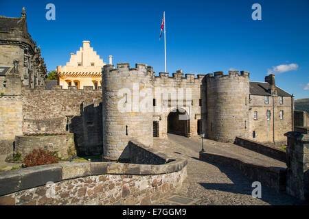 Ingresso al Castello di Stirling, Stirling, Scozia Foto Stock