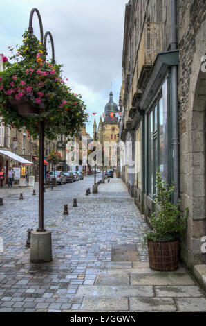 Rue National Fougeres Bretagna Francia Foto Stock