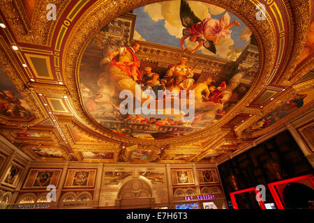 Grand Canal Shoppes hall di entrata a soffitto, la Venetian Resort Hotel Casino, Las Vegas, Nevada, STATI UNITI D'AMERICA Foto Stock