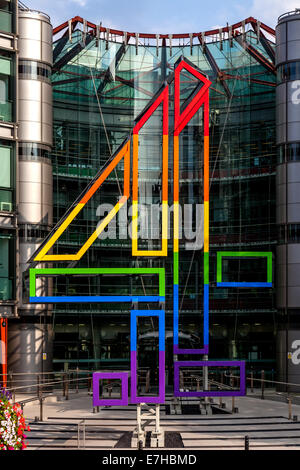 Il canale 4 Edificio, Horseferry Road, Londra, Inghilterra Foto Stock