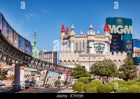 Scena di strada a Las Vegas, Nevada, STATI UNITI D'AMERICA Foto Stock