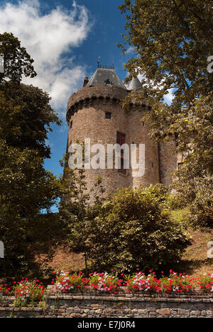 Chateau de Combourg, Brittany, Francia Foto Stock