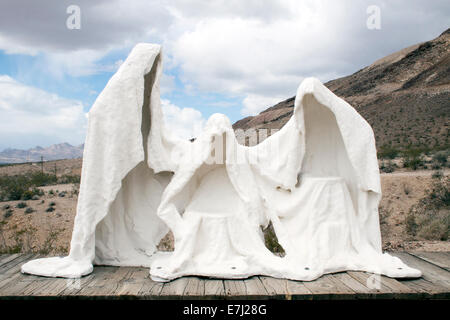 Ultima Cena Apostoles nella città fantasma di riolite Nevada Foto Stock