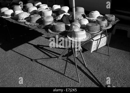 Hat stallo, Cazals mercato, Valle del Lot Foto Stock