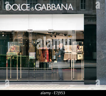Dolce & Gabbana Store su Sloane Street nel quartiere di Knightsbridge - London REGNO UNITO Foto Stock