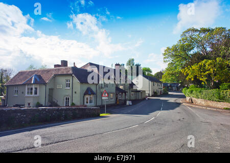 The Lion Hotel a Leintwardine (l'insediamento romano di Bravonium) in Herefordshire England Regno Unito Foto Stock