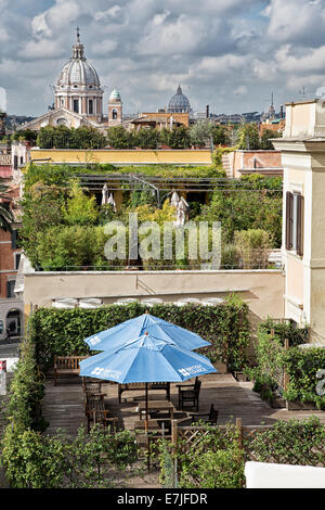 L'Italia, Europa, Roma, Villa Borghese, visualizzare il Pincio, Piazza del Popolo Foto Stock