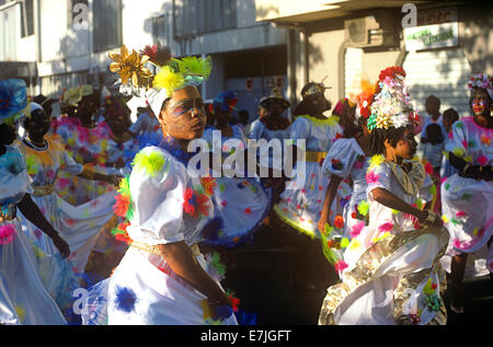 Mardi Gras Carnival, Pointe-à-Pitre, Guadalupa, French West Indies Foto Stock
