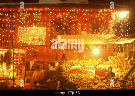 Mercato, Tihar è, Kathmandu, Nepal Foto Stock