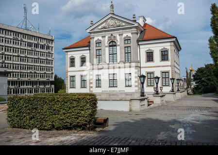 Compositore polacco e virtuoso pianista Frederic Chopin Museum di Ostrogscy Palace a Tamka Street a Varsavia, Polonia Foto Stock