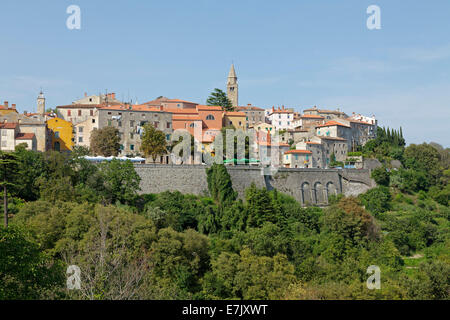 Città vecchia di Labin, Istria, Croazia Foto Stock