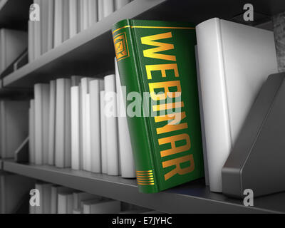 Webinar - titolo del Libro verde. Foto Stock