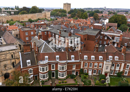 Lincoln Castle è un importante castello costruito in Lincoln, Inghilterra durante il fine xi Foto Stock
