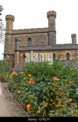 Lincoln Castle è un importante castello costruito in Lincoln, Inghilterra durante il fine xi Foto Stock