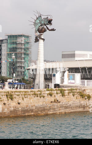 Il Barbican boreale, Plymouth, Devon, Inghilterra, Regno Unito Foto Stock