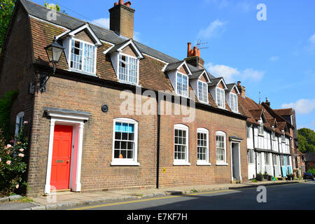 Periodo case, Church Street, Chesham, Buckinghamshire, Inghilterra, Regno Unito Foto Stock