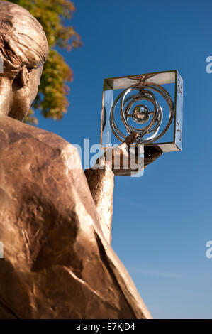 Maria Sklodowska-Curie statua dettaglio Foto Stock