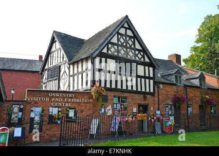 Oswestry Visitor & Exhibition Centre, Church Street, Oswestry, Shropshire, England, Regno Unito Foto Stock