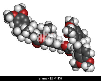 Atracurio miorilassante per il muscolo scheletrico di farmaco. Utilizzato come coadiuvante in anestesia e per indurre il muscolo scheletrico relax durante la chirurgia Foto Stock