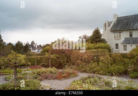 Hill House Hellensburgh la casa di Charles Rennie Mackintosh che ha progettato la proprietà Foto Stock