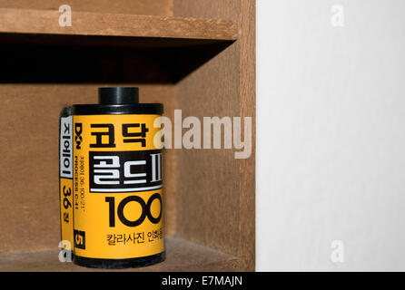 rotolo di pellicola di 35mm Foto Stock