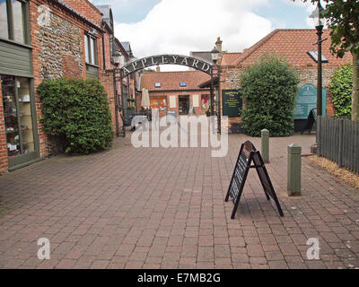 *** Appleyard area dello shopping in Holt North Norfolk Regno Unito Foto Stock