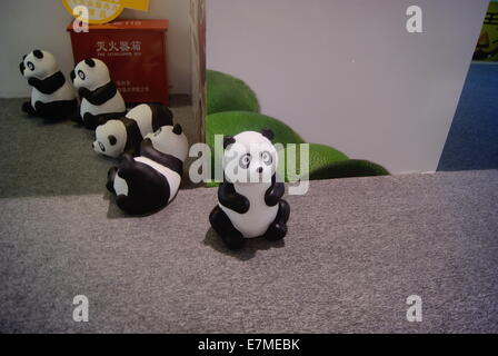 Panda statua, aspetto adorabile Foto Stock