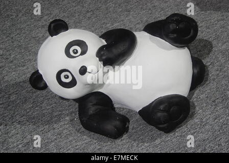 Panda statua, aspetto adorabile Foto Stock