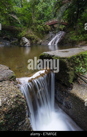 Il parco ricreativo scenario a Serian parte del distretto di Sarawak nature park. Foto Stock