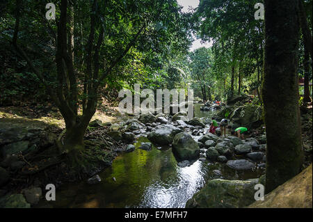 Il parco ricreativo per la riunione di famiglia a Serian distretto, a 40 minuti di distanza in auto dalla città di Kuching Foto Stock