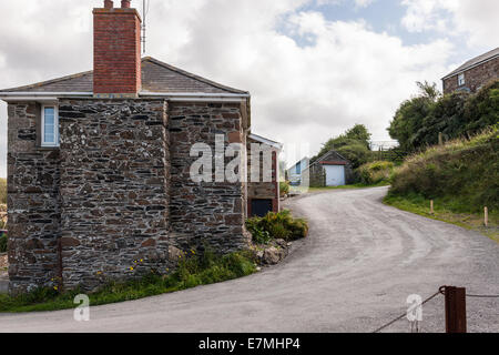 Porto Quinn, costa nord, Cornwall, Inghilterra, Gran Bretagna Foto Stock