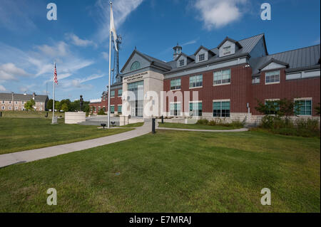 La Rhode Island di Polizia di Stato per la sicurezza pubblica complesso situato su Danielson Pike in Nord Scituate, Rhode Island, STATI UNITI D'AMERICA Foto Stock