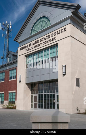 La Rhode Island di Polizia di Stato per la sicurezza pubblica complesso situato su Danielson Pike in Nord Scituate, Rhode Island, STATI UNITI D'AMERICA Foto Stock