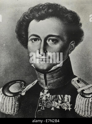 Karl von Clausewitz 1780 - 1831. Carl Philipp Gottfried 'Gottlieb' von Clausewitz era un tedesco (Prussia) generale e teorico militare che ha sottolineato il morale e aspetti politici della guerra Foto Stock