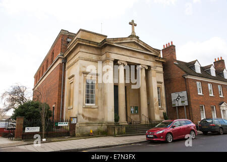 St Edmund King & martire della Chiesa cattolica in Westgate Street Bury St Edmunds, Suffolk, Regno Unito Foto Stock