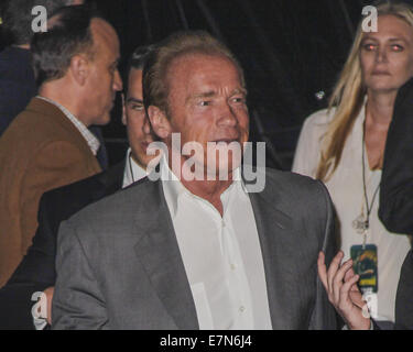 Il sabotaggio Premiere al Regal Theater DTLA dotate: Arnold Schwarzenegger dove: DTLA, California, Stati Uniti quando: 20 Mar 2014 Foto Stock